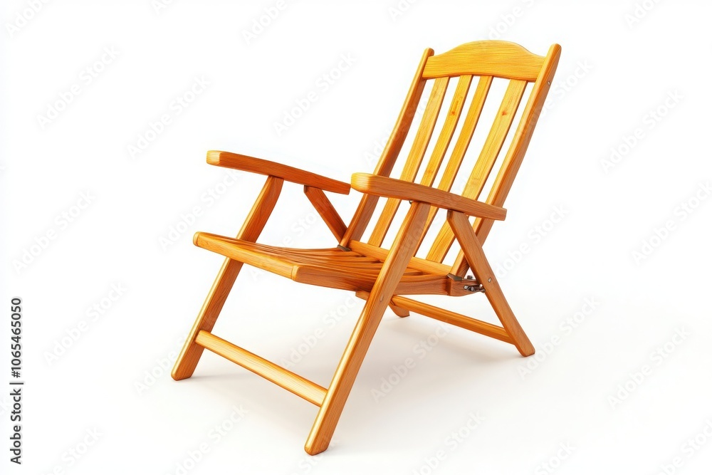 This wooden deck chair offers a inviting spot for relaxation, perfect for enjoying a sunny day outdoors. Its sturdy design and warm finish enhance any outdoor setting.
