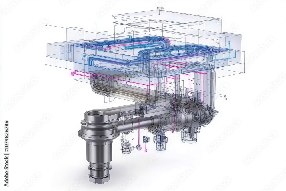 A handheld diagnostic tool rests on a surface, showcasing advanced technology aimed at assessing industrial piping systems. This tool is essential for inspecting and diagnosing system performance.