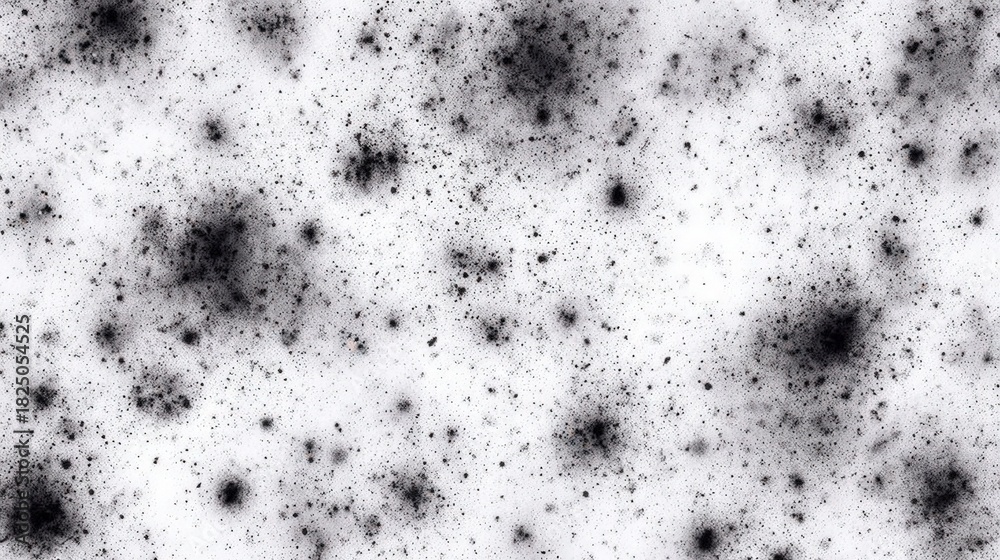 Dark spots and splotches are scattered across a light background, creating a high-contrast and abstract design. The texture resembles ink splatters or paint effects, adding visual interest.